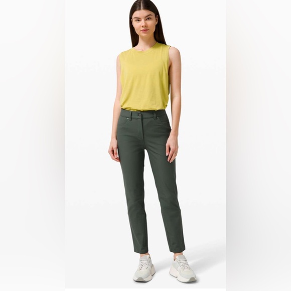 Lululemon Pants - Lululemon City Sleek 5 Pocket 7/8 Pant Smoked Spruce $128 retail EUC WARPSTREME